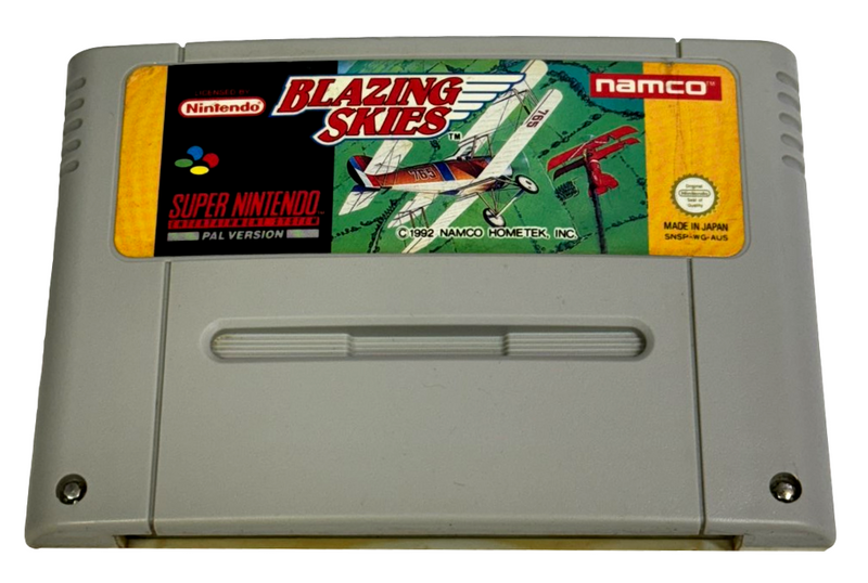 Blazing Skies Super Nintendo SNES PAL (Preowned)