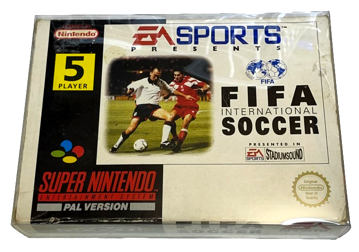 FIFA International Soccer Nintendo SNES Boxed PAL *No Manual* (Preowned)