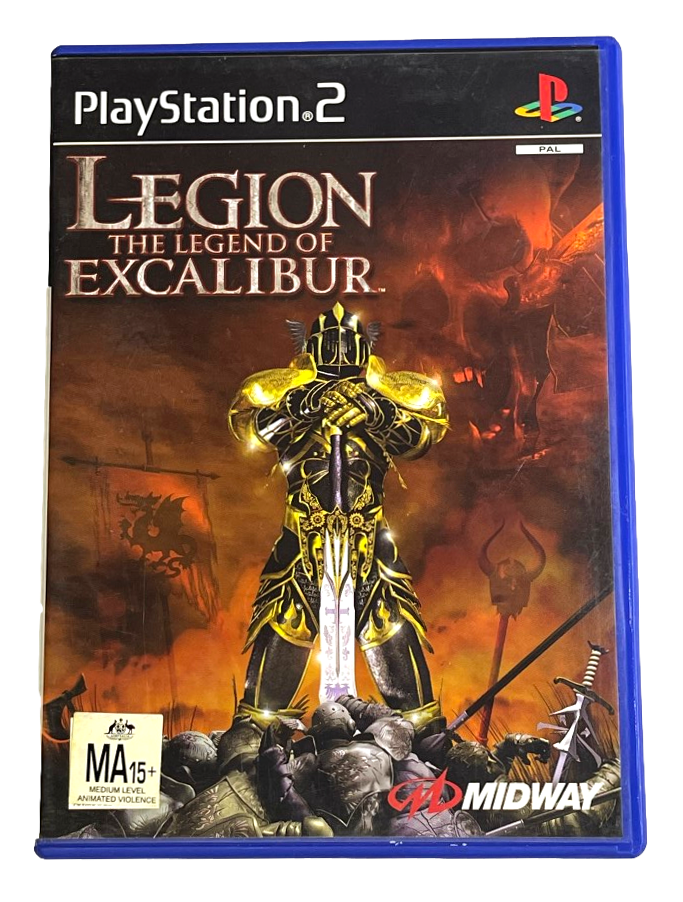 Legion: The Legend of Excalibur PS2 PAL *No Manual* (Preowned)