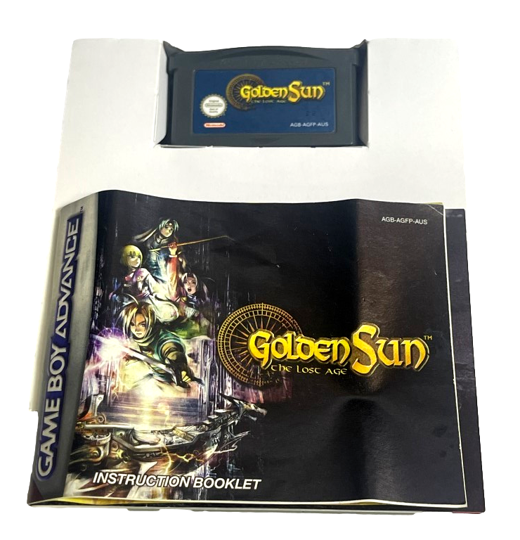 Golden Sun The Lost Age Gameboy Advanced GBA *Manual* Boxed (Pre-Owned)