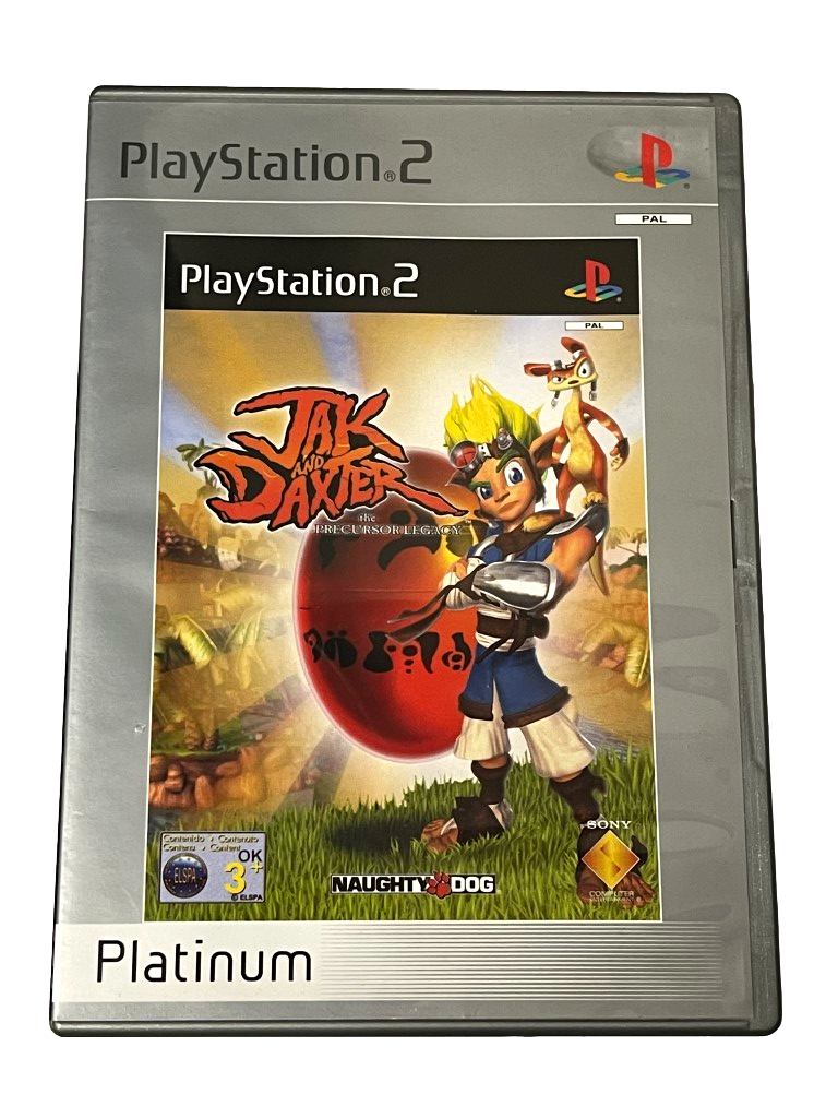 Jak and Daxter The Precursor Legacy PS2 (Platinum) PAL *Complete*