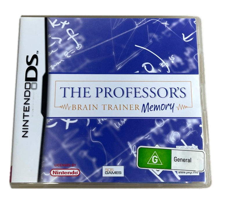 The Professor's Brain Trainer Memory Nintendo DS 3DS Game *Complete* (Pre-Owned)