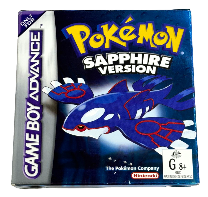 Pokemon Sapphire Version Nintendo Gameboy Advance GBA *Complete* Boxed (Preowned)