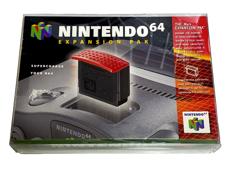 Expansion Pak Nintendo 64 N64 Boxed PAL *Complete with Puller*