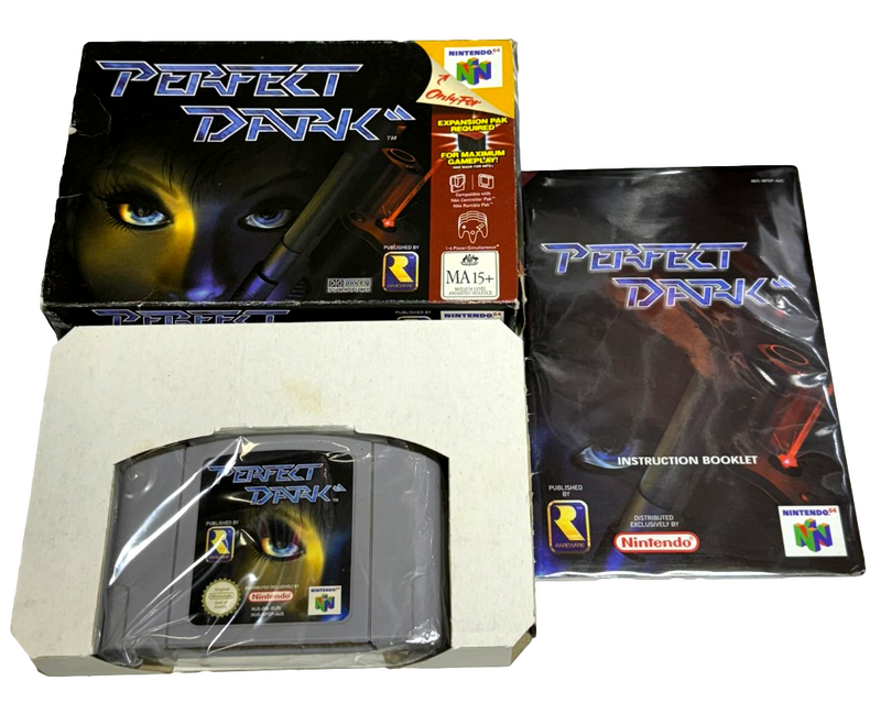 Perfect Dark Nintendo 64 N64 Boxed PAL *Complete*