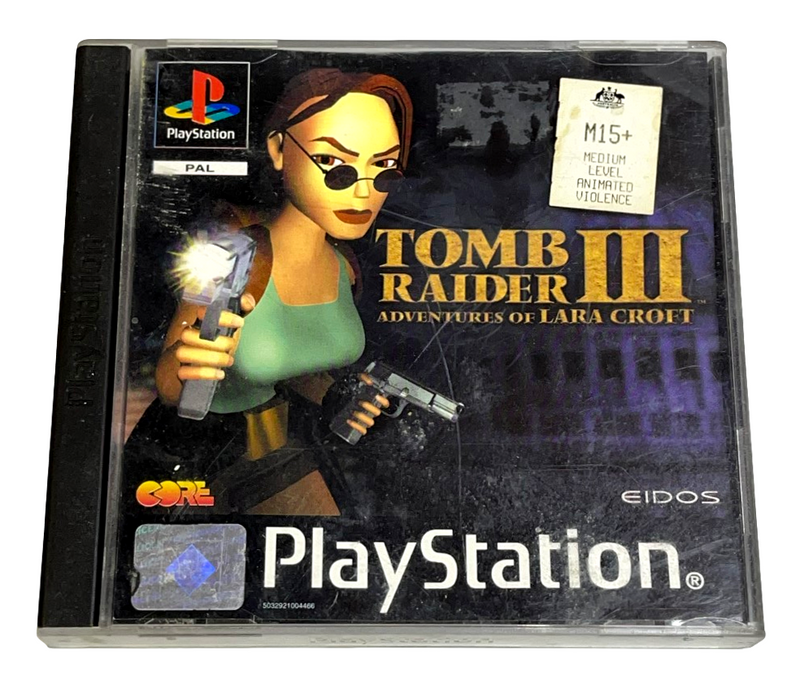 Tomb Raider III  PS1 PS2 PS3 PAL *Complete*