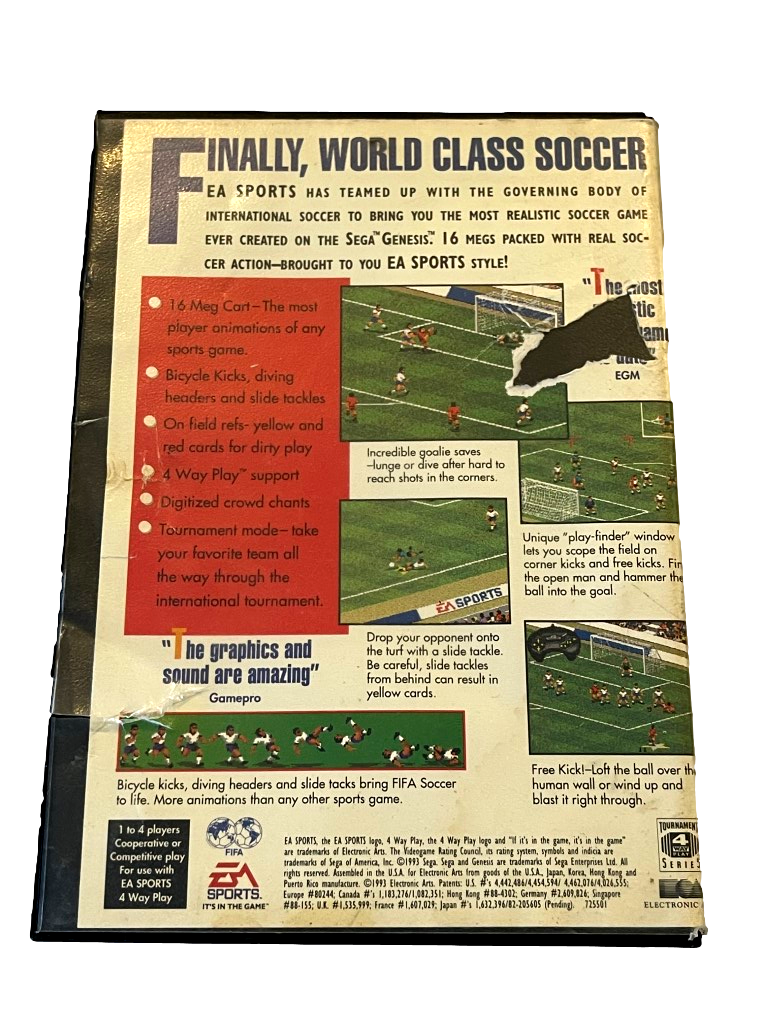 FIFA International Soccer Sega Mega Drive *Complete*