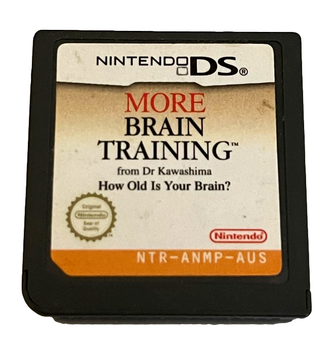 More Brain Training Nintendo DS 2DS 3DS Game *Cartridge Only* (Pre-Owned)