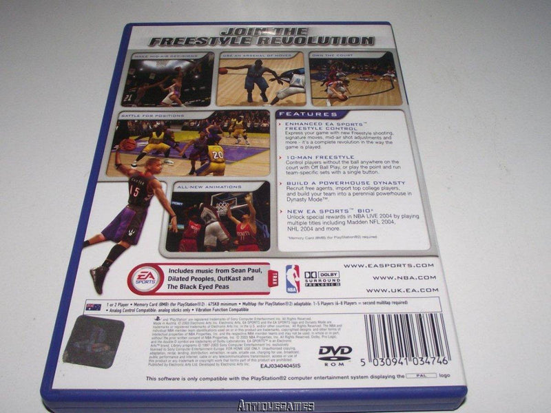 NBA 2004 PS2 PAL *No Manual* (Preowned)