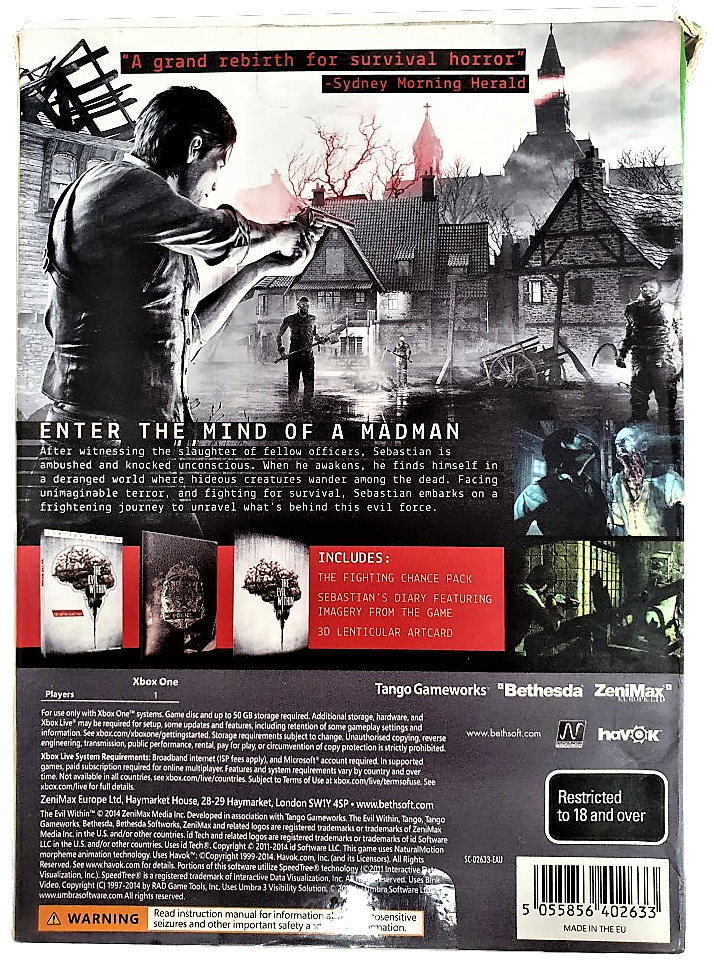 The Evil Within Limited Edition Microsoft Xbox One (Pre-Owned)