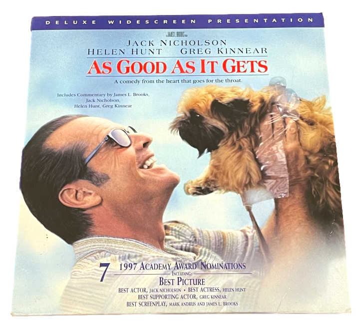 As Good As It Gets Laserdisc - Jack Nickolson Helen Hunt