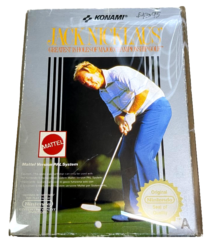 Jack Nicklaus Golf Nintendo NES Boxed PAL *No Manual* (Preowned)