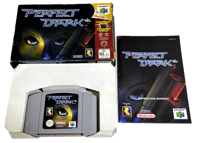 Perfect Dark Nintendo 64 N64 Boxed PAL *Complete* (Preowned)