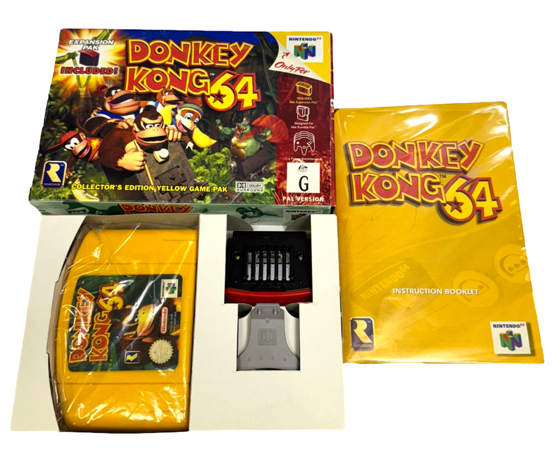 Donkey Kong Nintendo 64 N64 Boxed PAL *Complete* (Minty)