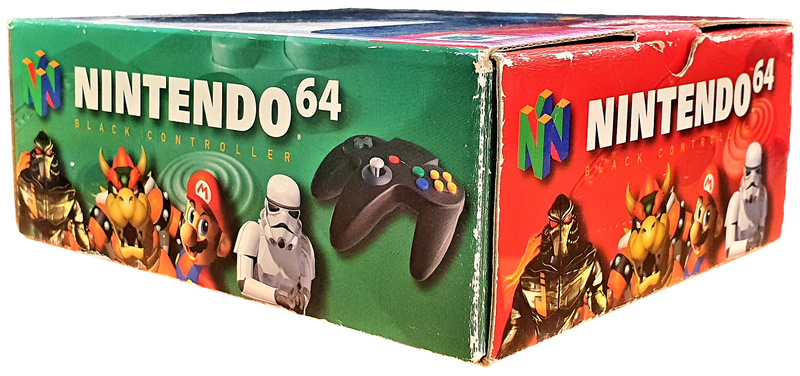 Genuine Nintendo 64 N64 Black Controller Original Boxed (Preowned)