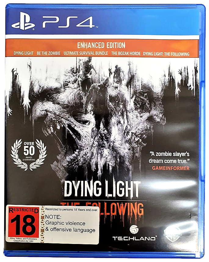 Dying Light The Following Enhanced Edition Sony PS4 PlayStation 4 (Pre-Owned)