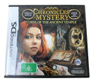 Chronicles of Mystery Curse of the Ancient Temple DS 2DS 3DS Game *Complete* (Pre-Owned)