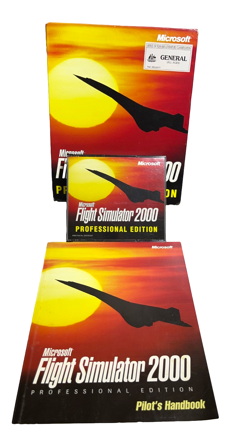 Microsoft Flight Simulator 2000 Big Box PC (Preowned)