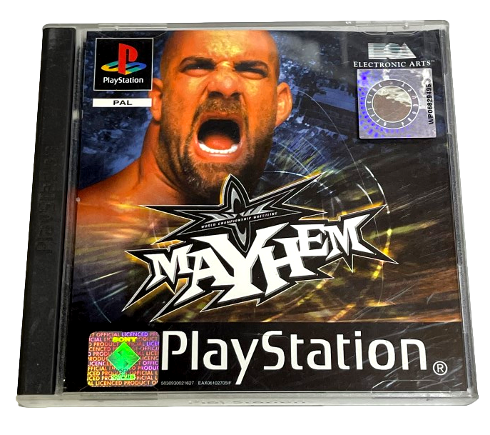 WCW Mayhem PS1 PS2 PS3 PAL *Complete* (Preowned)