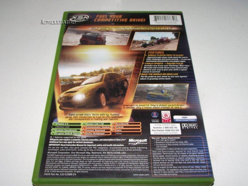 Rallisport Challenge 2 Xbox Original PAL *No Manual* (Pre-Owned)