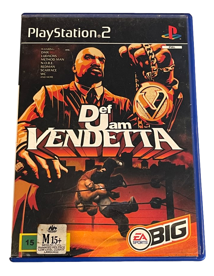 Def Jam Vendetta PS2 PAL *No Manual* (Preowned)