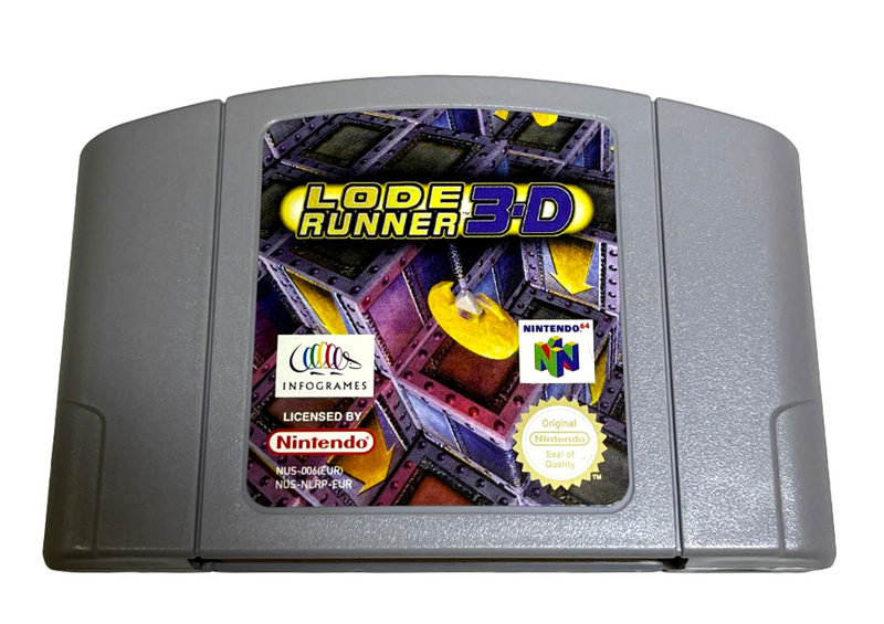 Lode Runner 3D Nintendo 64 N64 Boxed PAL *Complete* (Preowned)