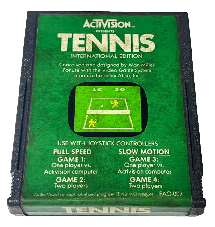 Tennis Atari 2600 *Cartridge Only* (Pre-Owned)