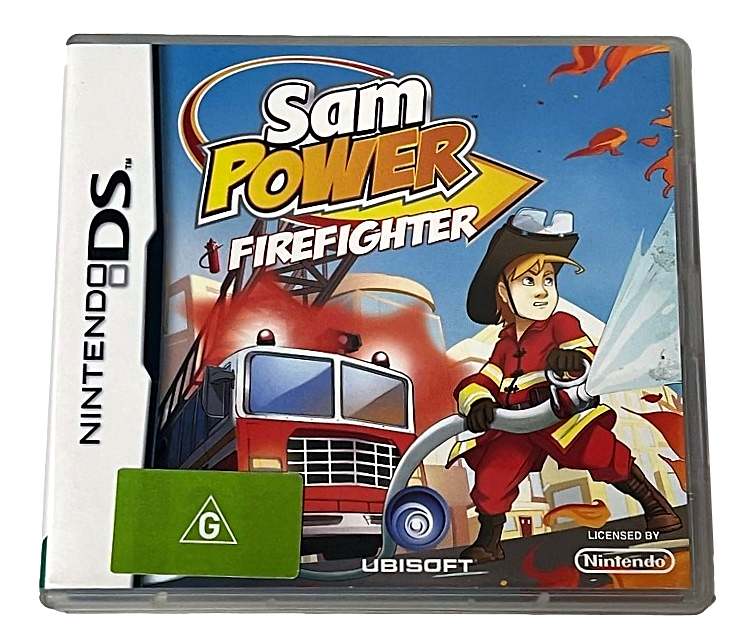 Sam Power Firefighter Nintendo DS 2DS 3DS Game *No Manual* (Pre-Owned)