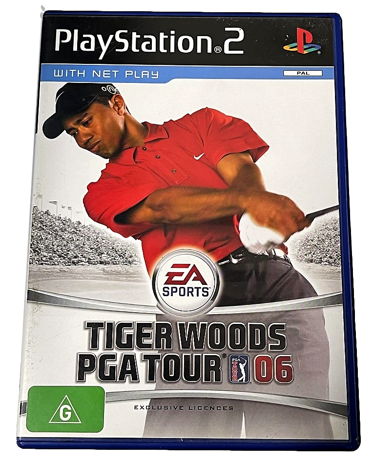 Tiger Woods PGA Tour 06 PS2 PAL *No Manual* (Preowned)