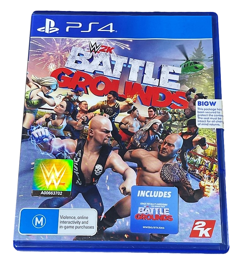 WWE 2K Battle Grounds Sony PS4 Playstation 4 *Brand New Shop Sealed*