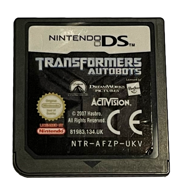 Transformers Autobots Nintendo DS 2DS 3DS Game *Cartridge Only* (Preowned)
