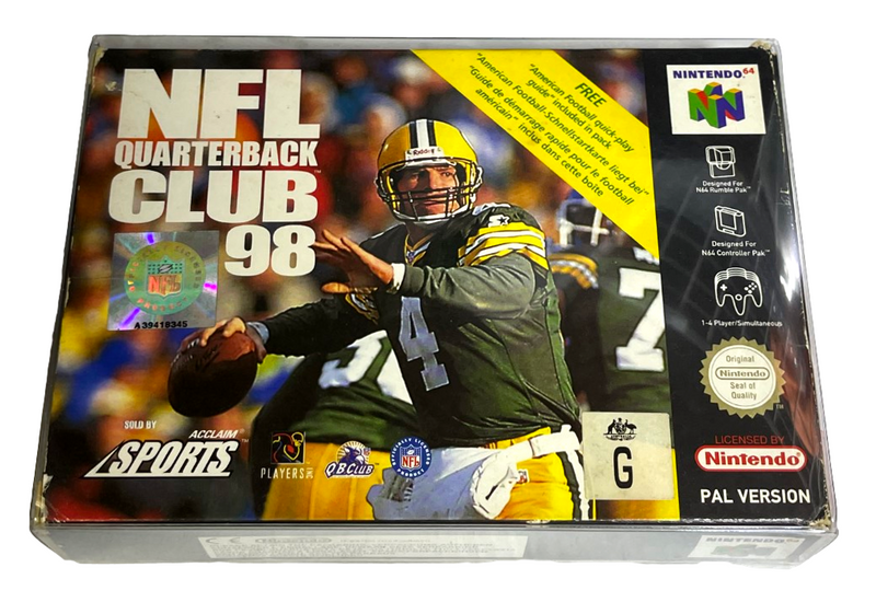 NFL Quarterback Club 98 Nintendo 64 N64 Boxed PAL *Complete* (Preowned)