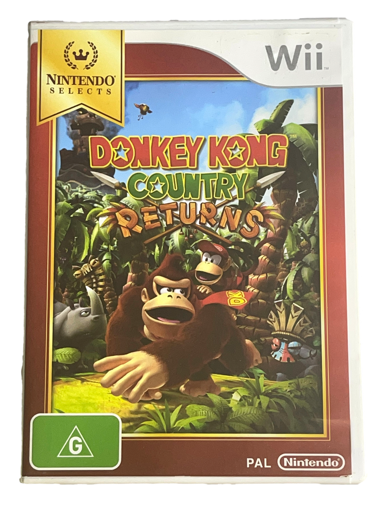 Donkey Kong Country Returns Nintendo Wii PAL *Complete* Wii U Compatible (Pre-Owned)