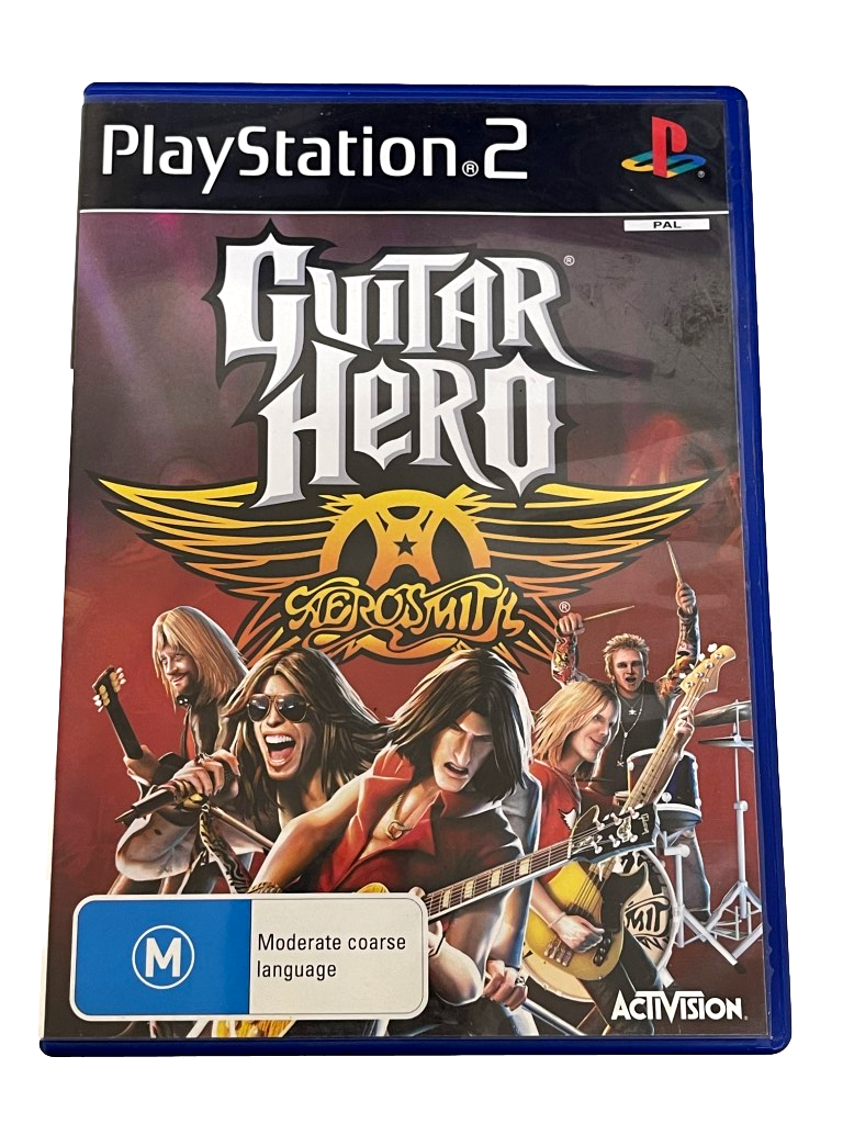 Guitar Hero Aerosmith PS2 PAL *Complete* (Preowned)