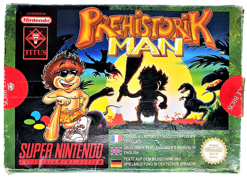 Prehistorik Man Super Nintendo SNES Boxed *Complete* PAL (Preowned)