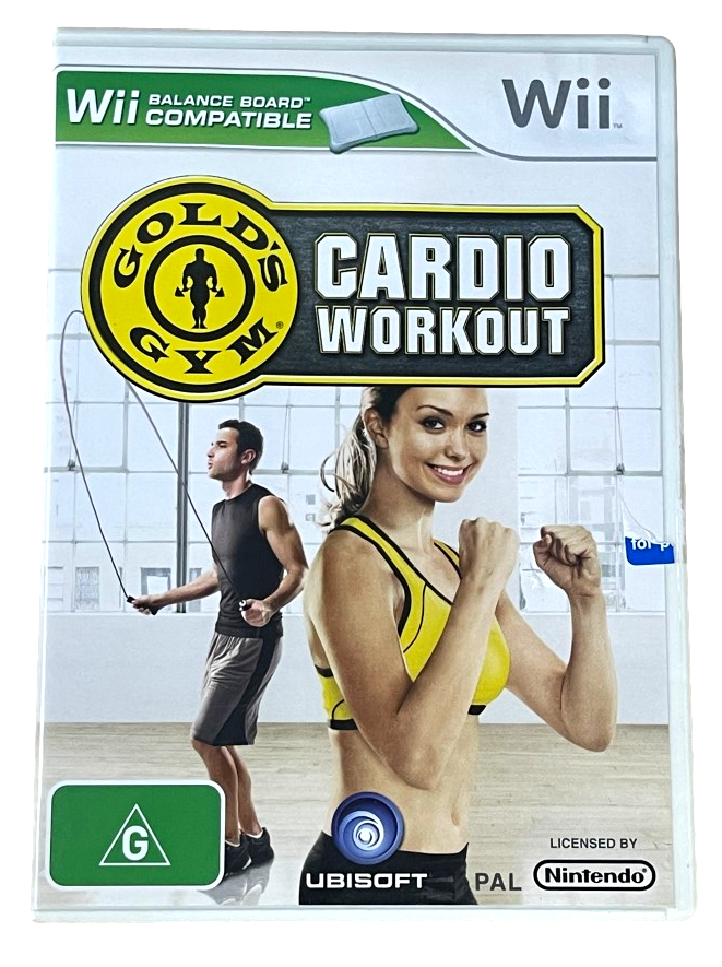 Gold's Gym Cardio Workout Nintendo Wii PAL *Complete* Wii U Compatible (Pre-Owned)