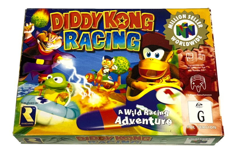 Diddy Kong Racing Nintendo 64 N64 Boxed PAL *Complete* (Minty)