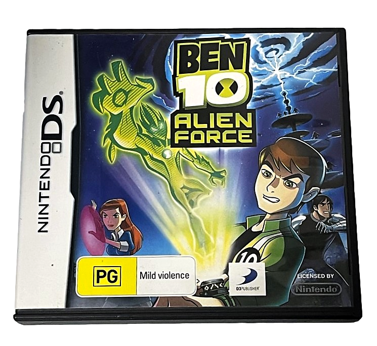 Ben 10 Alien Force Nintendo DS 2DS 3DS Game *No Manual* (Pre-Owned)