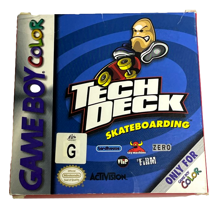 Tech Deck Skateboarding Boxed Nintendo Gameboy Color *Complete* (Preowned)