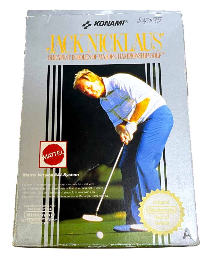Jack Nicklaus Golf Nintendo NES Boxed PAL *No Manual* (Preowned)