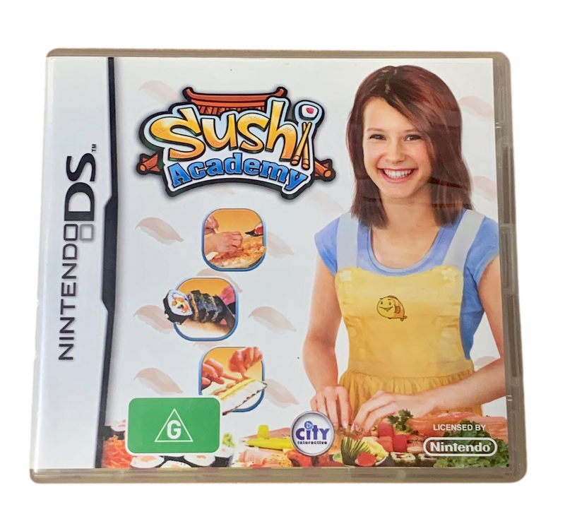 Sushi Academy Nintendo DS 2DS 3DS Game *Complete* (Pre-Owned)