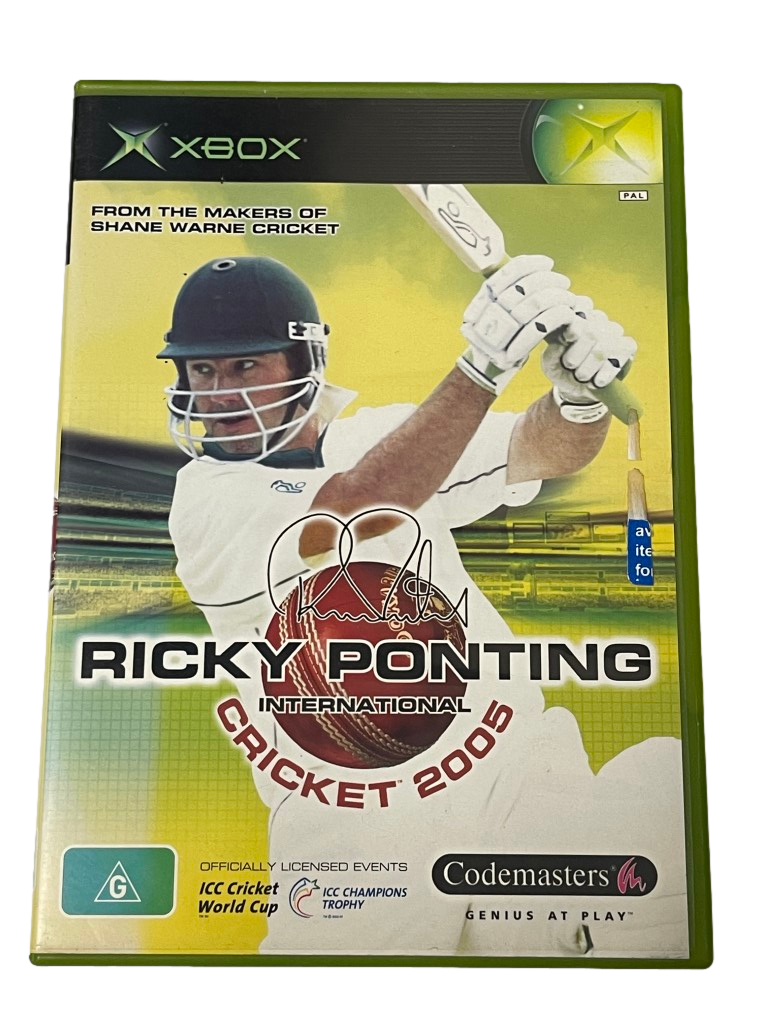 Ricky Ponting International Cricket 2005 XBOX PAL *Complete*