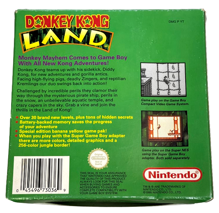 Donkey Kong Land Nintendo Gameboy *Complete* Boxed