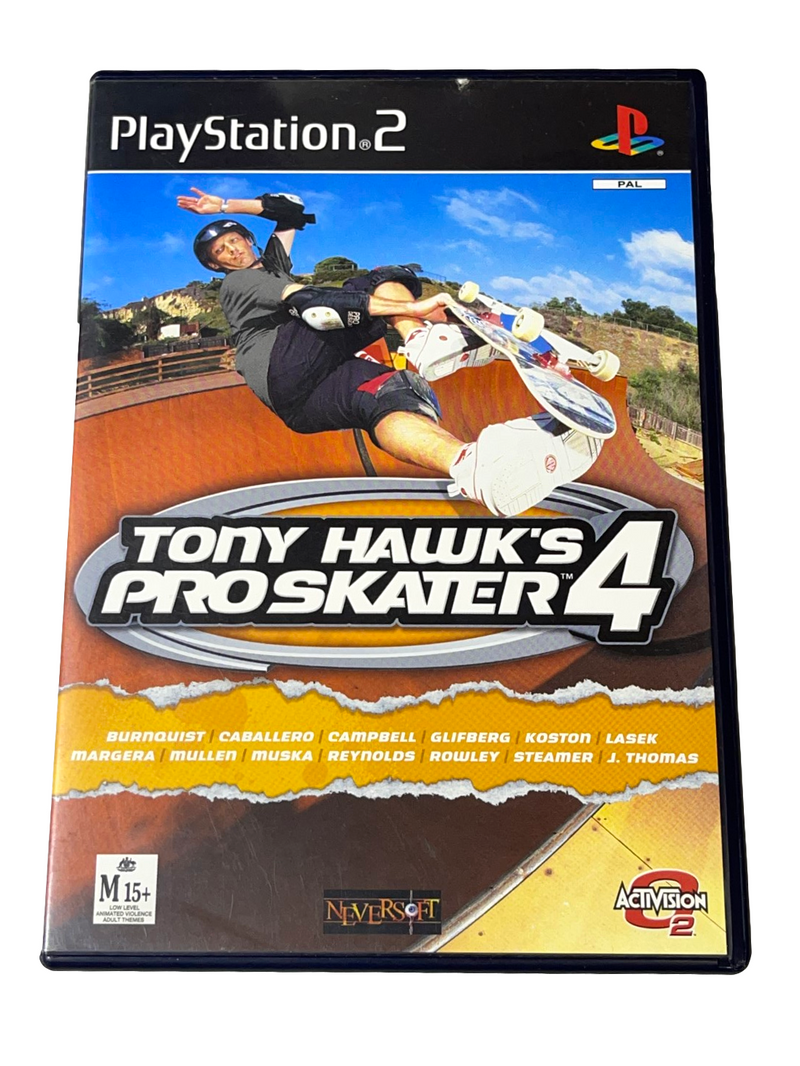 Tony Hawk's Pro Skater 4 PS2 PAL *Complete* (Preowned)