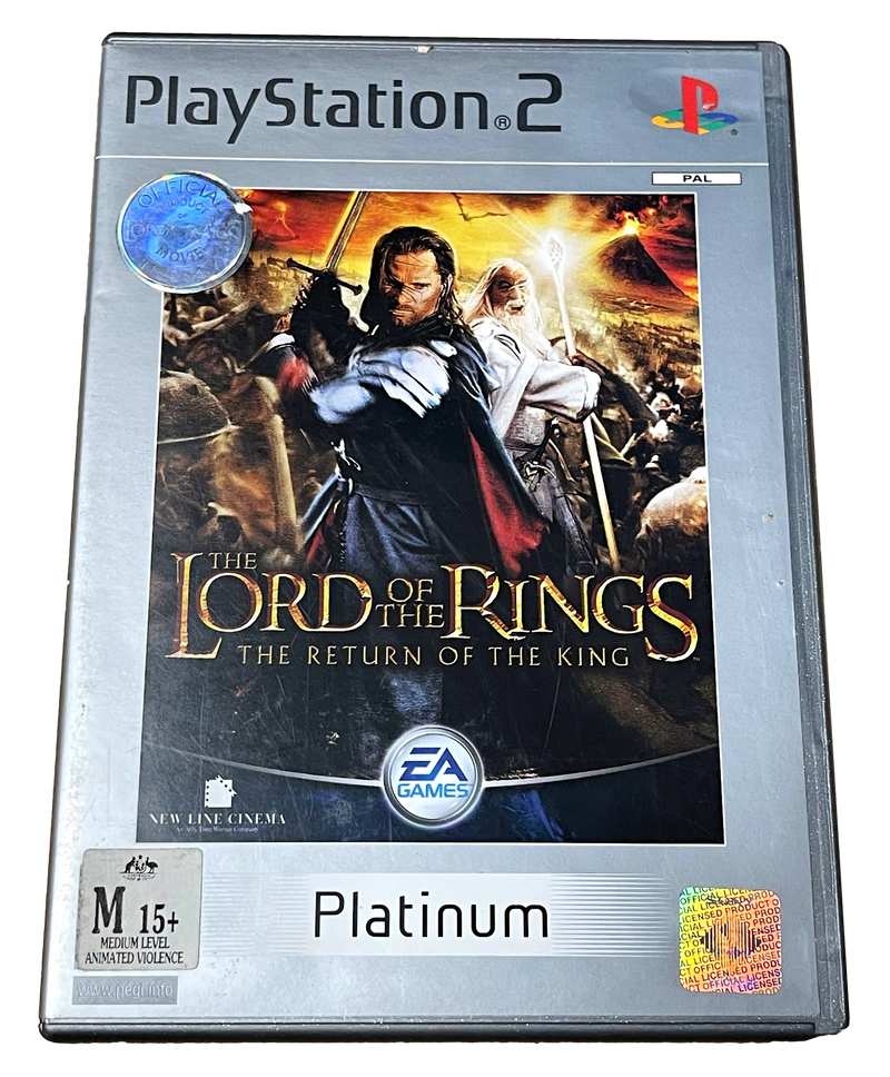 Lord of the Rings The Return of the King PS2 (Platinum) PAL *Complete* (Preowned)