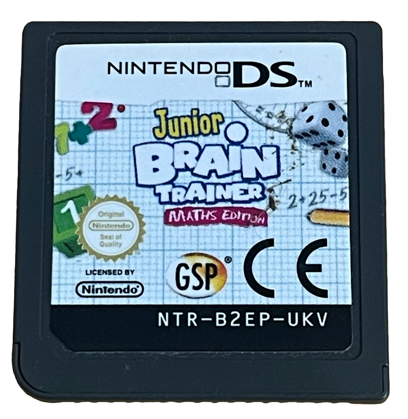 Junior Brain Trainer Maths Edition Nintendo DS 2DS 3DS *Cartridge Only* (Preowned)