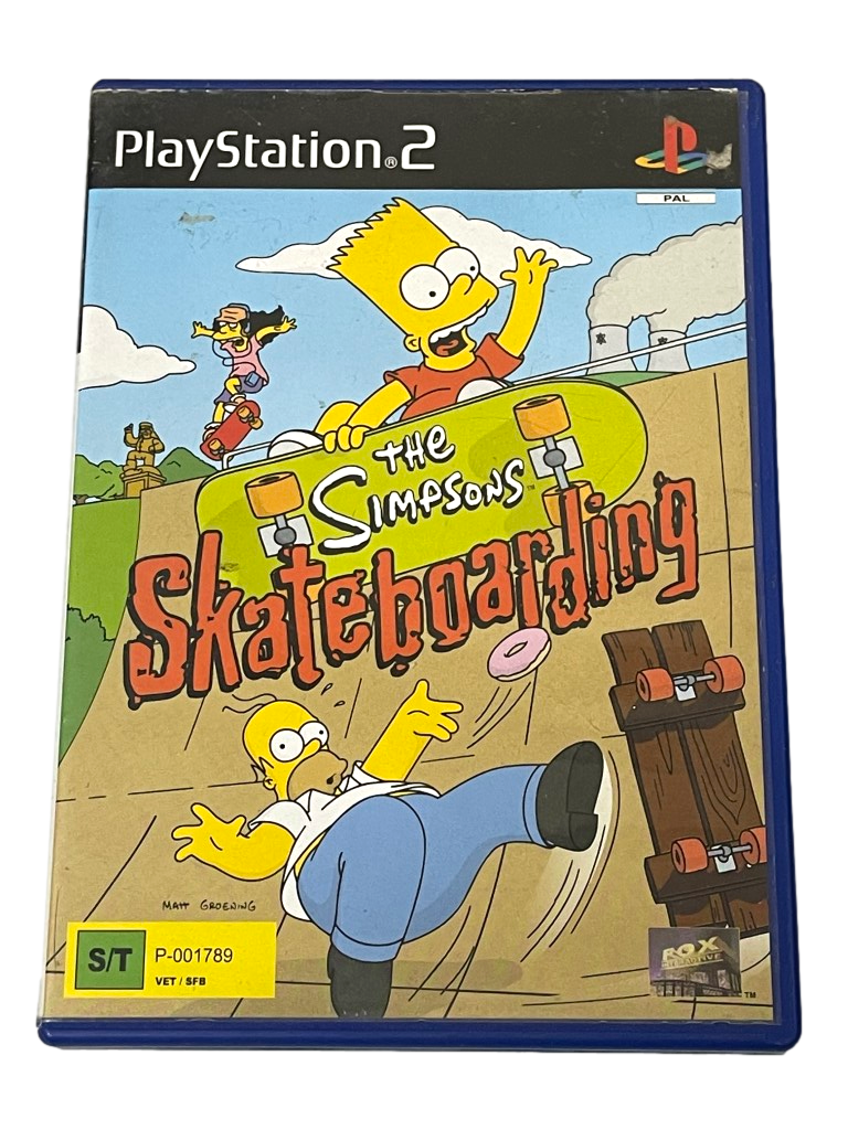 The Simpsons Skateboarding PS2 PAL *No Manual* (Preowned)