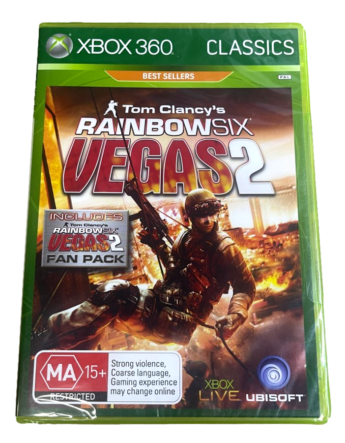 Tom Clancy's Rainbow Six Vegas 2 XBOX 360 PAL *Sealed*