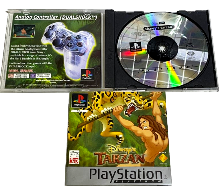 Disney's Tarzan PS1 PS2 PS3 PAL (Platinum) *Complete* (Preowned)