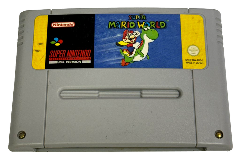 Super Mario World Super Nintendo SNES PAL